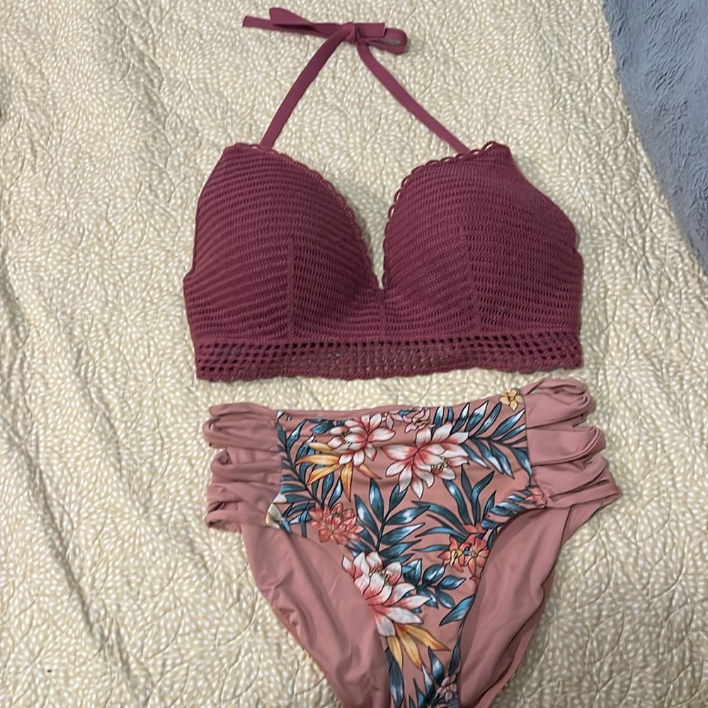 Pink/Wine bikini